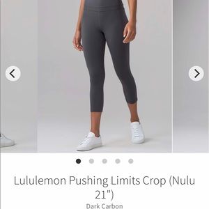 LULULEMON pushing limits